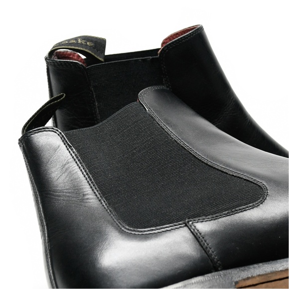 LOAKE Hutchinson in Black Leather UK 7 Leather-Soled Chelsea Boots - Picture 13 of 16
